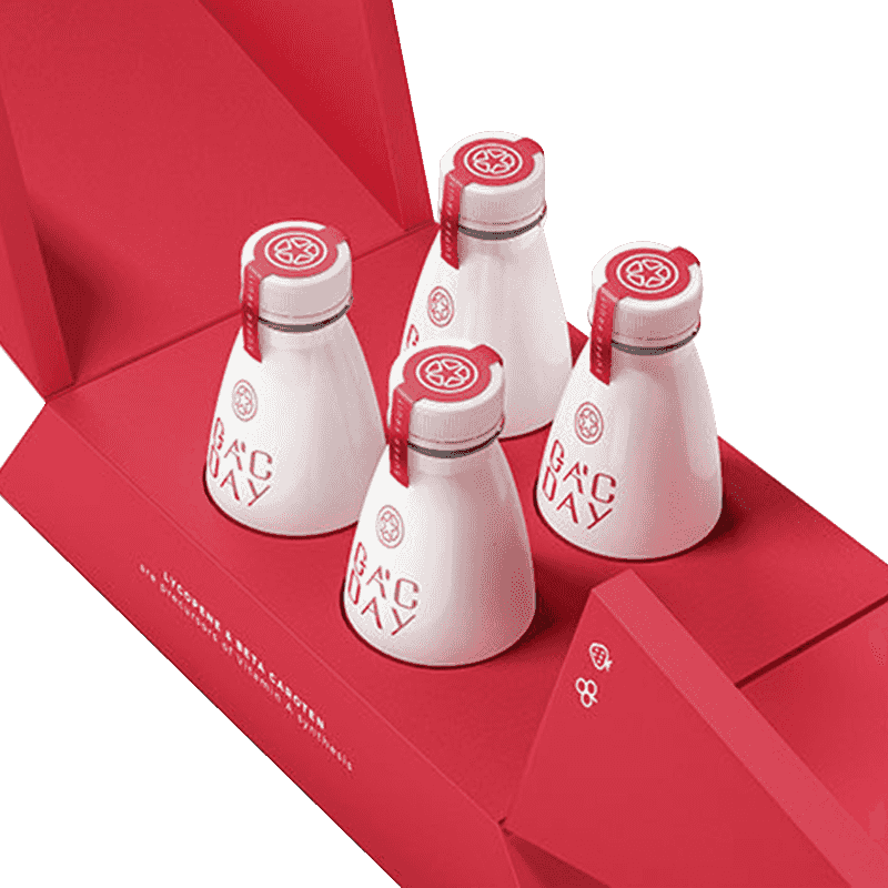 Bølgeformede mælkeemballagekasser