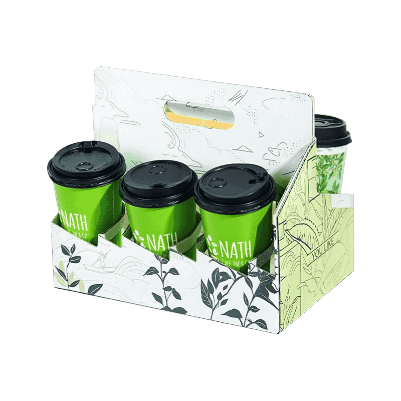 Bølgeformede kaffepakker