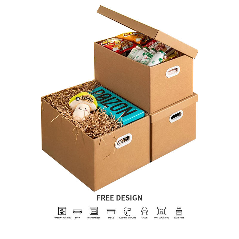 Korrugerede diverse opbevaringsemballagekasser