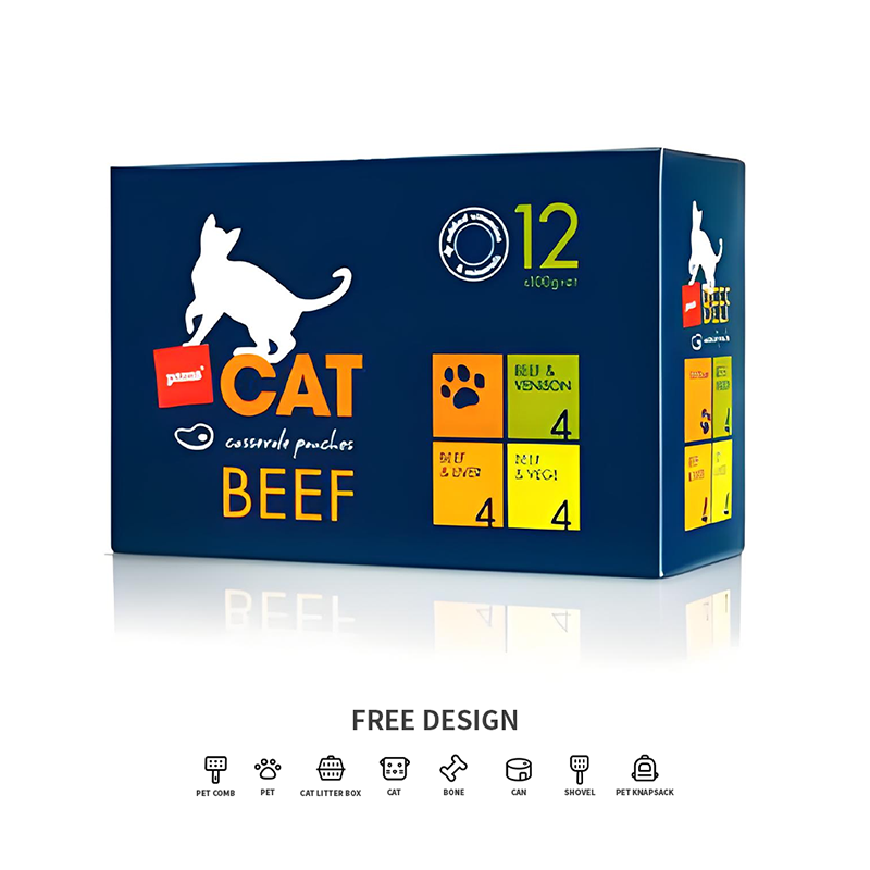 Bølgeformede æsker til kæledyrsværktøj