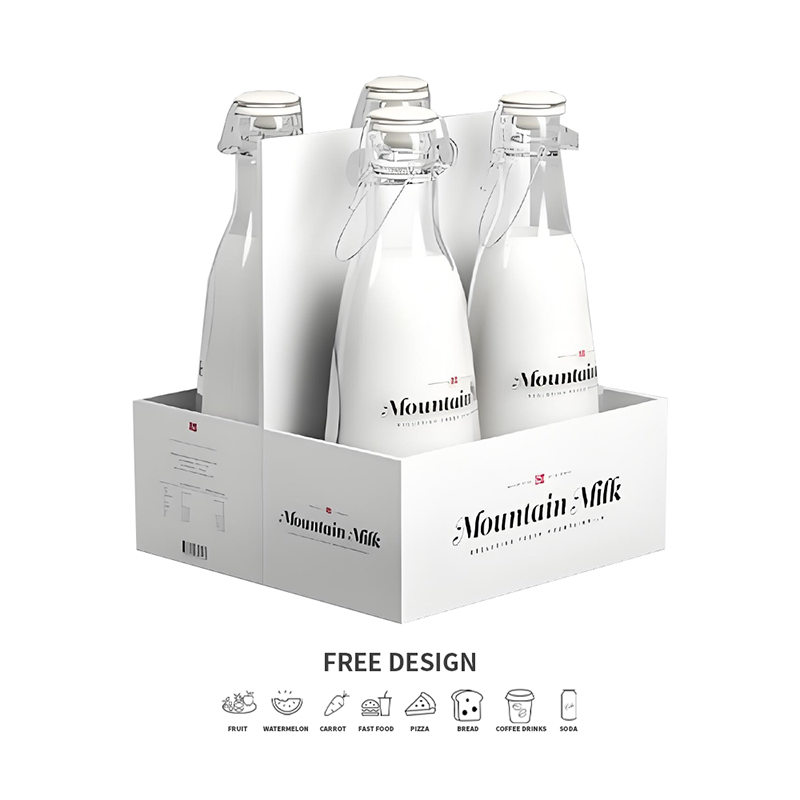 Bølgeformede mælkeemballagekasser