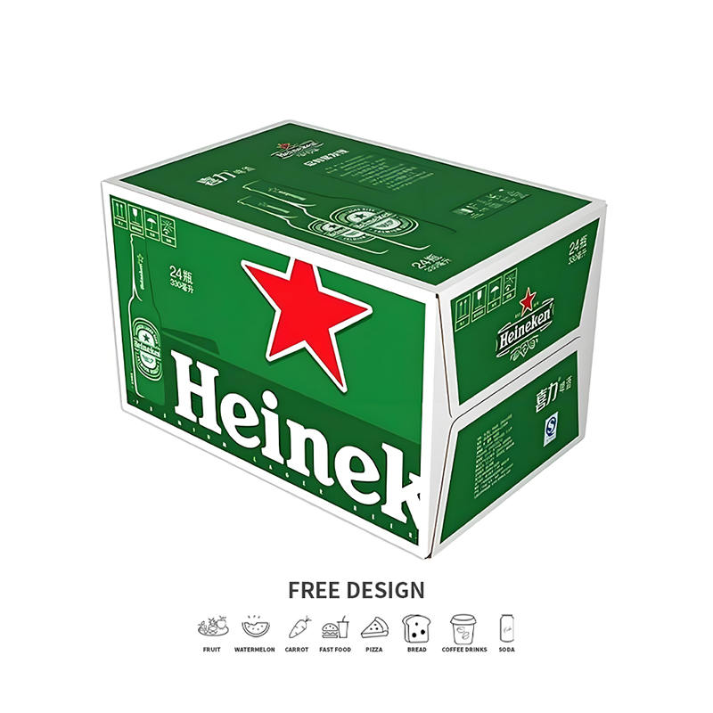 Bølgeplader til alkoholemballage