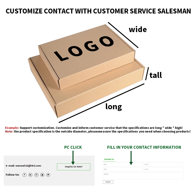 Brugerdefinerede korrugerede postkasser